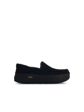806 'Ascot' Black Suede Loafers