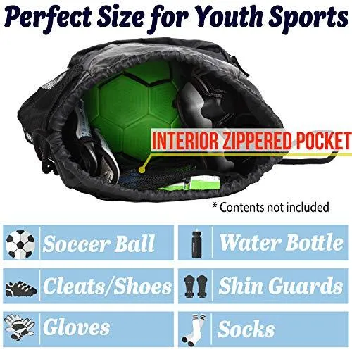 Athletico Drawstring Soccer Bag
