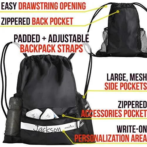 Athletico Drawstring Soccer Bag