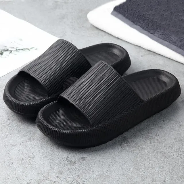 Comfort Spring Pillow Slides Sandals For Woman