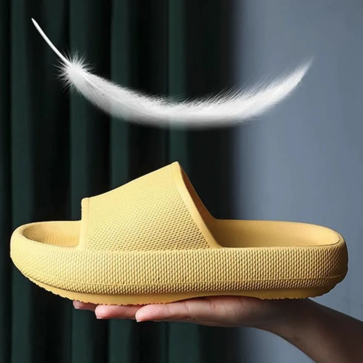 Comfort Spring Pillow Slides Sandals For Woman