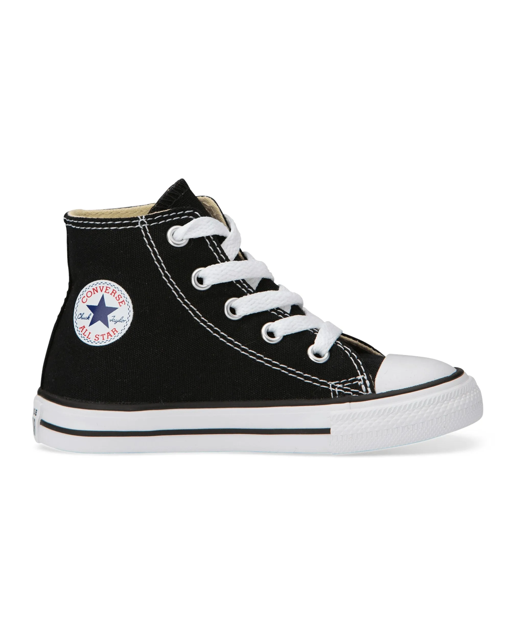 Converse Infants Hi Black White Chuck Taylor All Star Sneaker 7J231