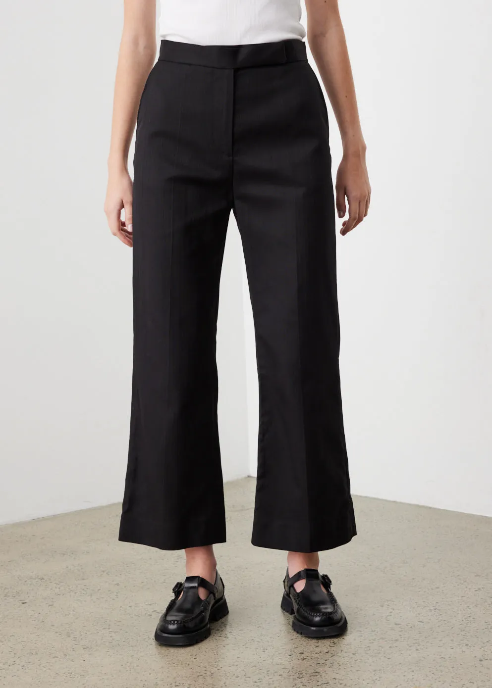Cropped Kick Trousers