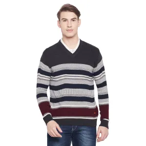Duke Stardust Men Full Sleeve V Neck Sweater (SDS2044)