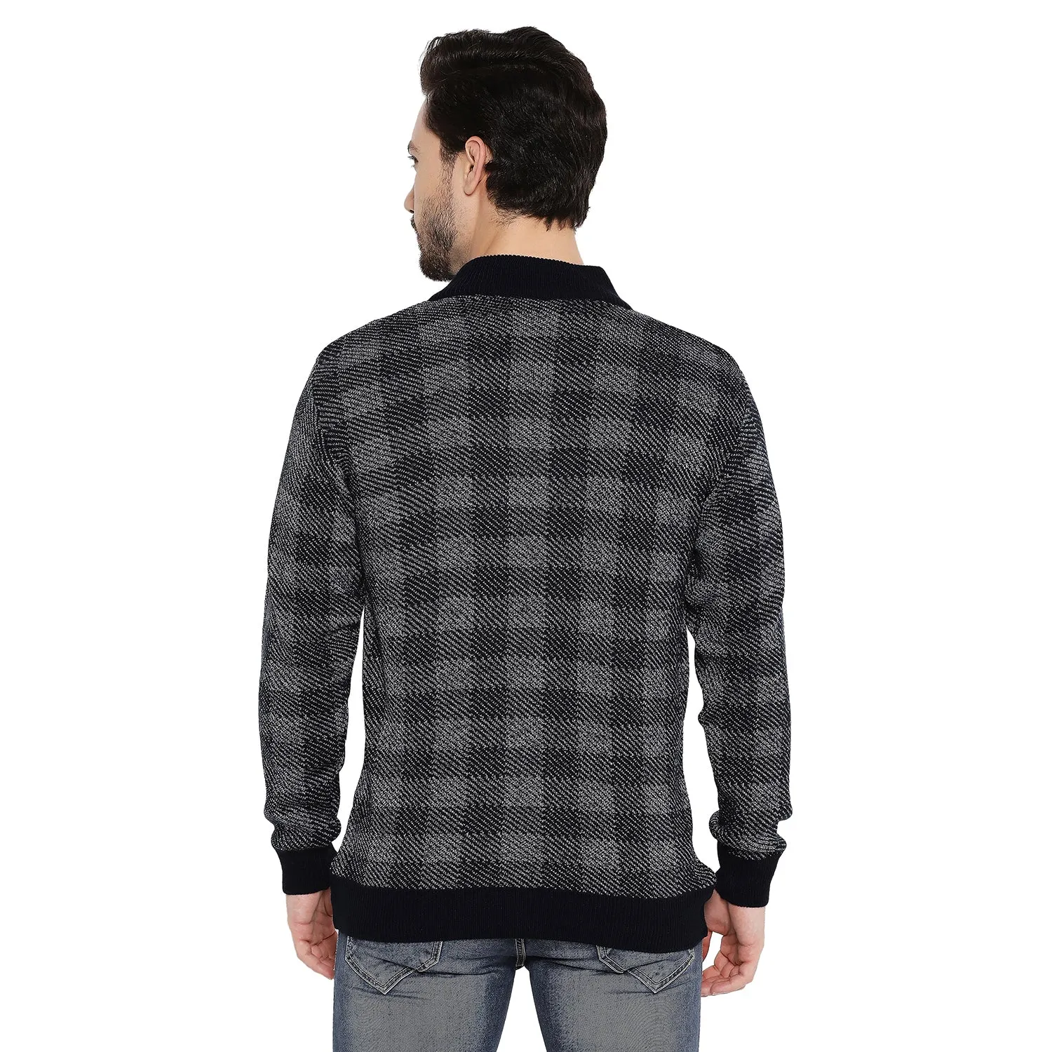 Duke Stardust Men Full Sleeve Zipper Sweater (SDS2086)