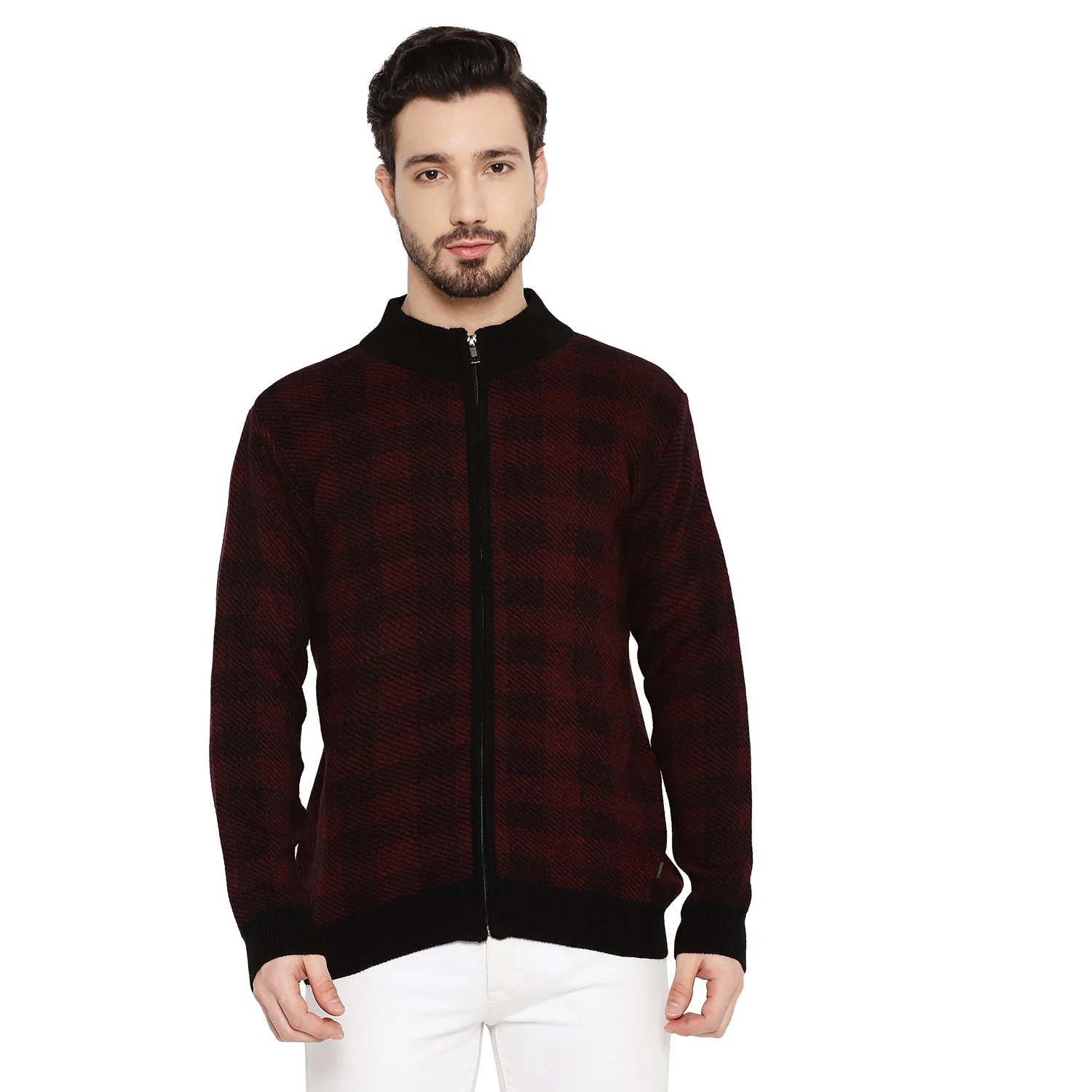 Duke Stardust Men Full Sleeve Zipper Sweater (SDS2086)