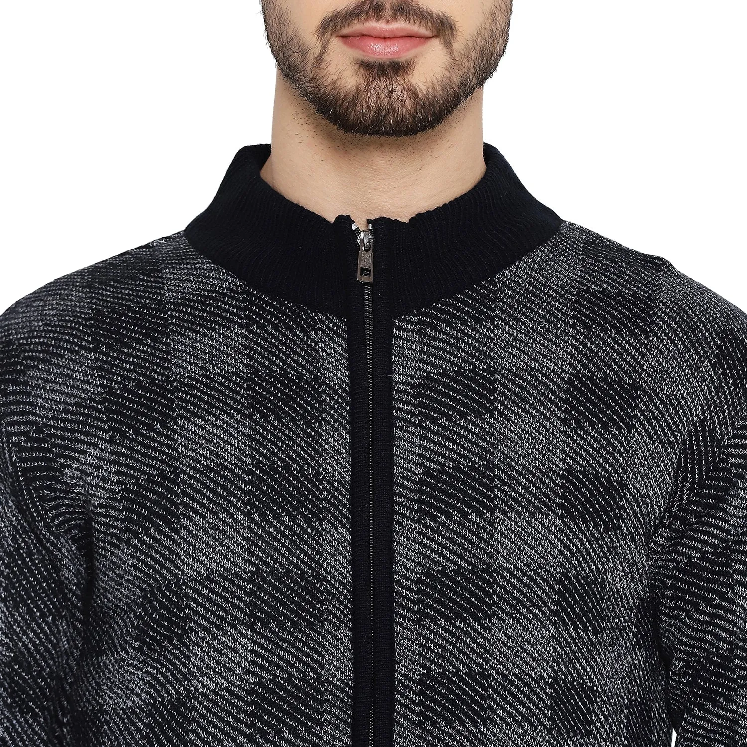 Duke Stardust Men Full Sleeve Zipper Sweater (SDS2086)
