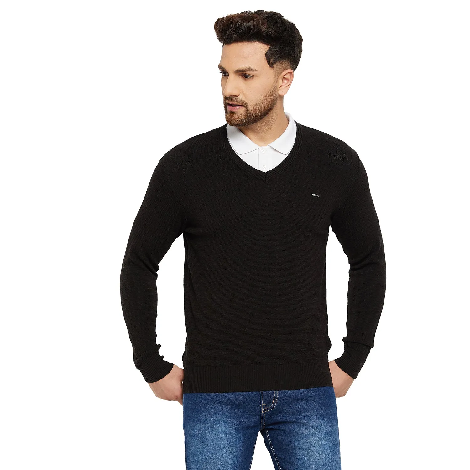 Duke Stardust Men V Neck Sweater (SDS675)