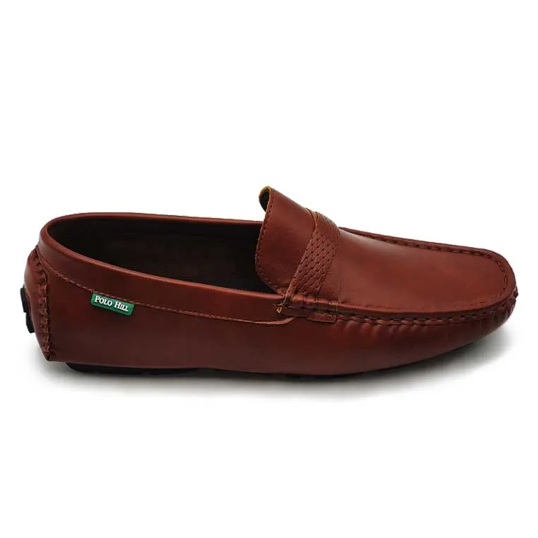 Faux Leather Moccassins Loafers