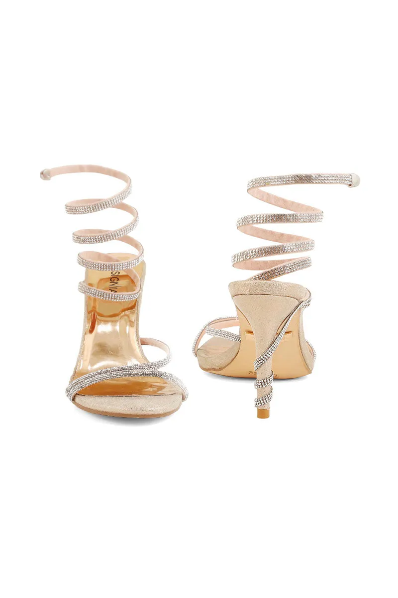 Formal Sandal I23452-Peach