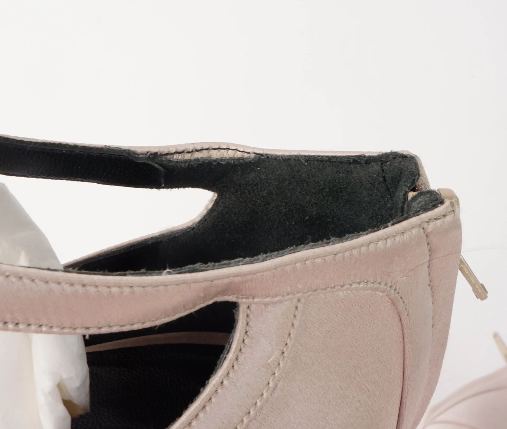 GUCCI CROSSOVER SATIN PUMPS