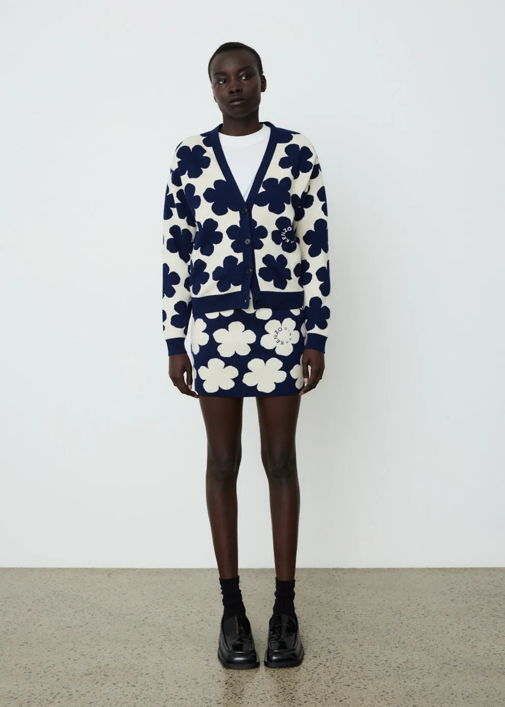 Jacquard Small Cardigan