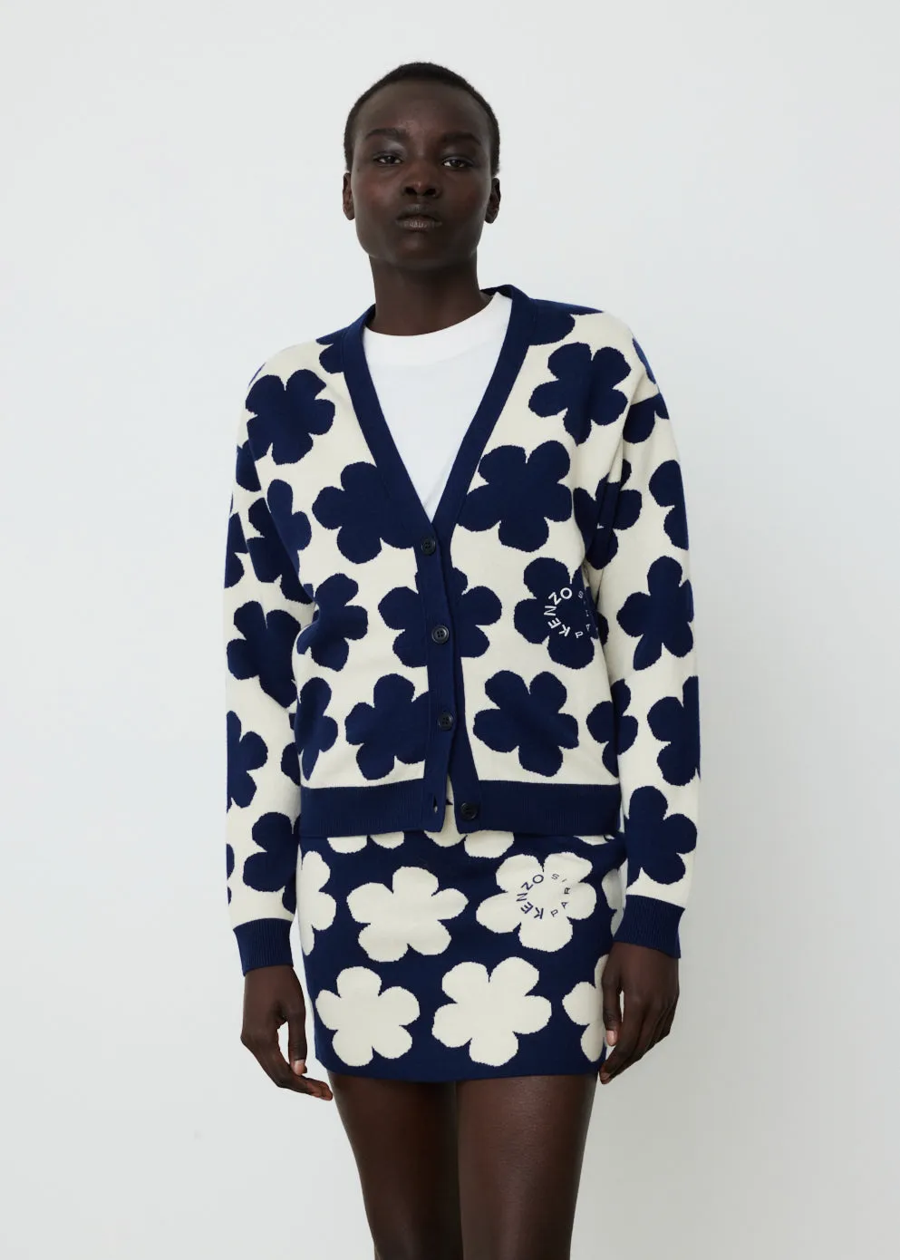 Jacquard Small Cardigan