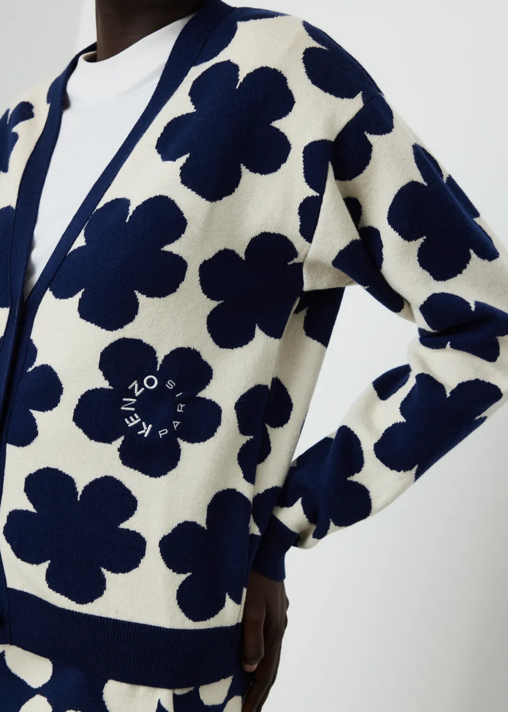 Jacquard Small Cardigan