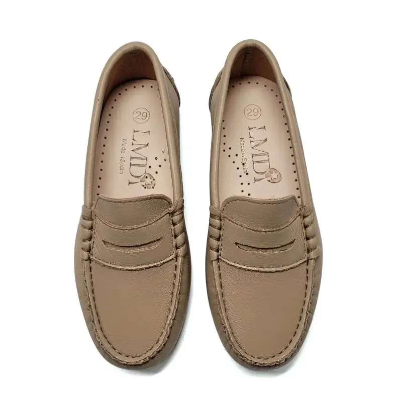 LMDI Oatmeal Leather Penny Loafer SS2410