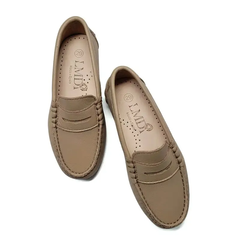 LMDI Oatmeal Leather Penny Loafer SS2410