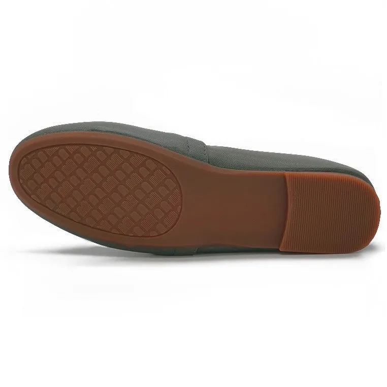 Low Flat Heel Slip On Loafers