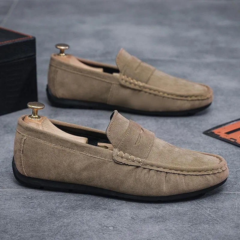 Men's casual loafers slip-on shoes