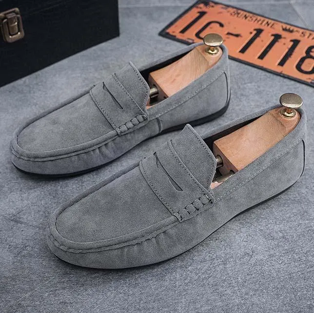 Men's casual loafers slip-on shoes