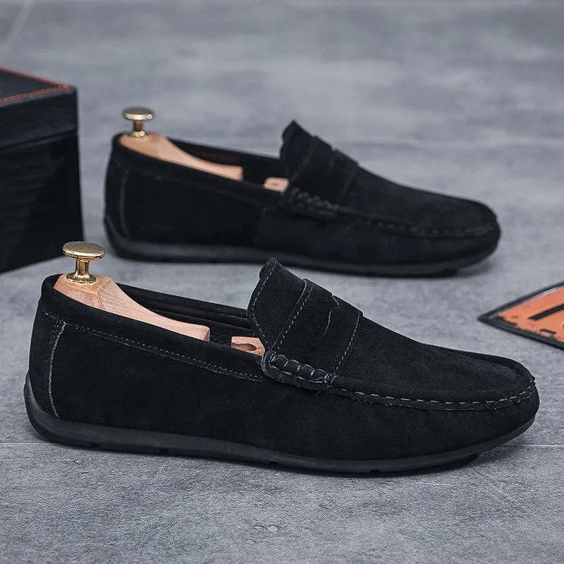 Men's casual loafers slip-on shoes