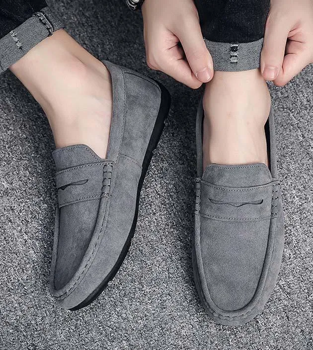 Men's casual loafers slip-on shoes
