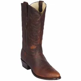 Men's Los Altos Round Toe Leather Boots 6599