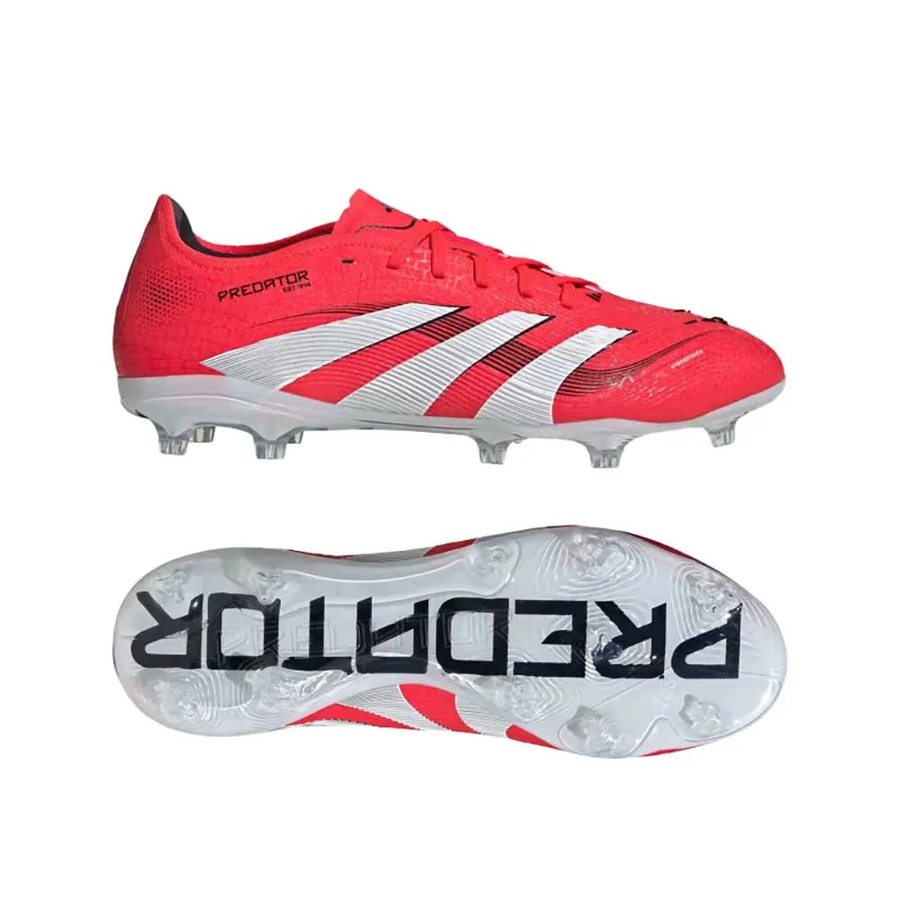 Men's Predator Pro FG Soccer Cleat - Lucid Red/Cloud White/Black - Regular (D)