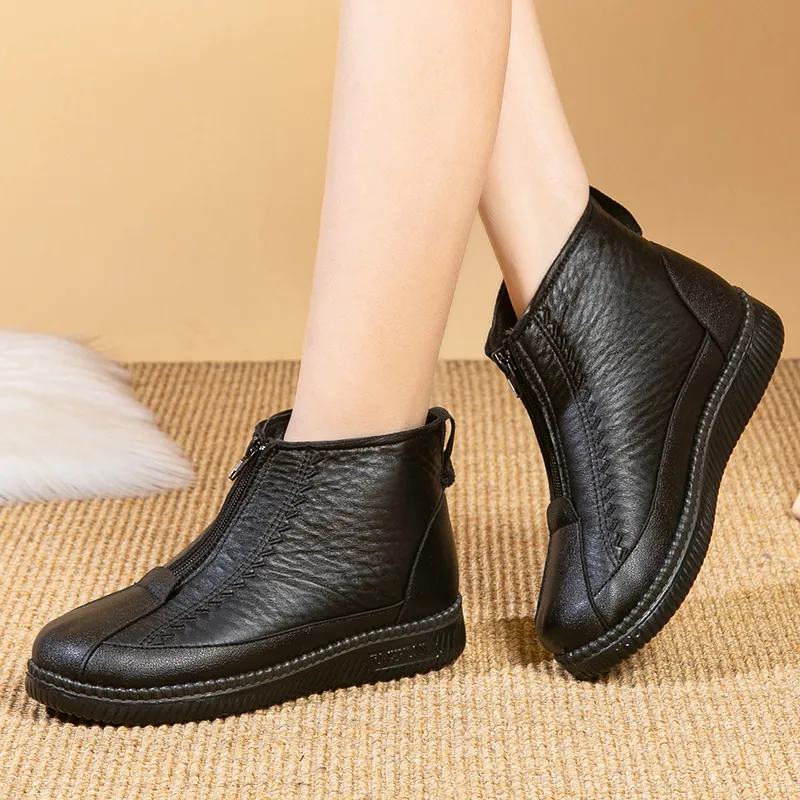 Non-slip velvet versatile orthopedic shoes
