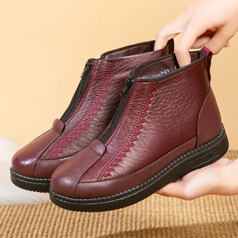 Non-slip velvet versatile orthopedic shoes