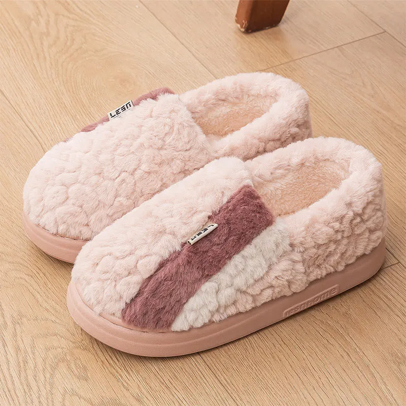 Plus Size Color Matching Slippers
