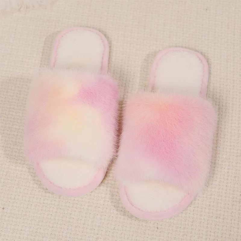 Plus Size Comfy Gradient Color Slippers