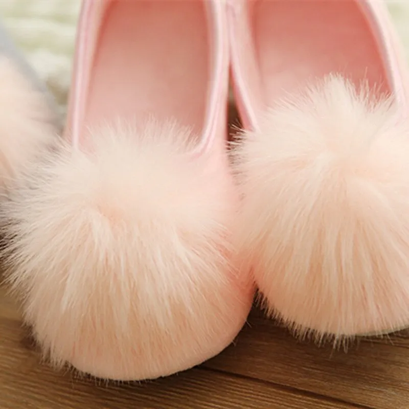Pom Pom Soft Slippers for Women