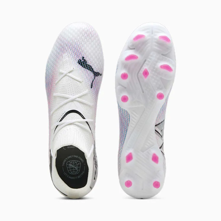 PUMA Future 7 Pro FG/AG Adult Soccer Cleats 107707 01 WHITE/BLACK