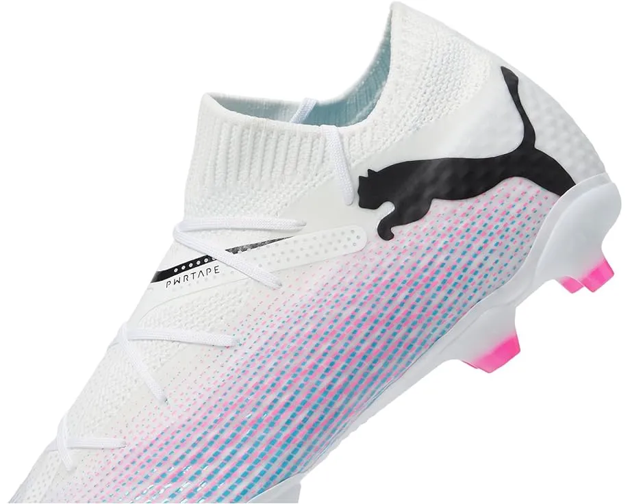 PUMA Future 7 Pro FG/AG Adult Soccer Cleats 107707 01 WHITE/BLACK