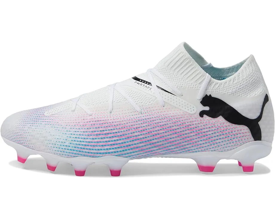 PUMA Future 7 Pro FG/AG Adult Soccer Cleats 107707 01 WHITE/BLACK