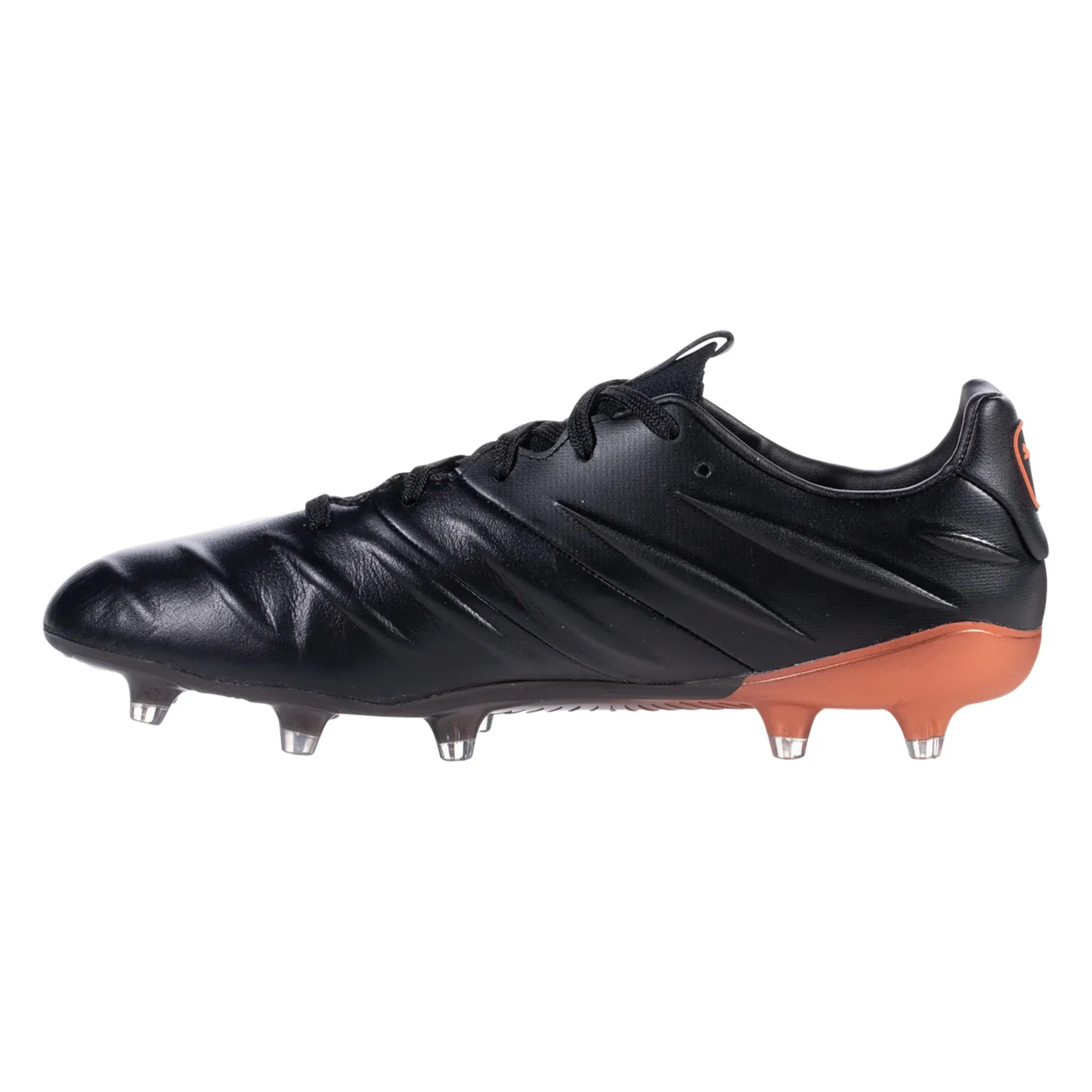 Puma King Platinum 21 Firm Ground Soccer Cleat - Black/Neon Citrus