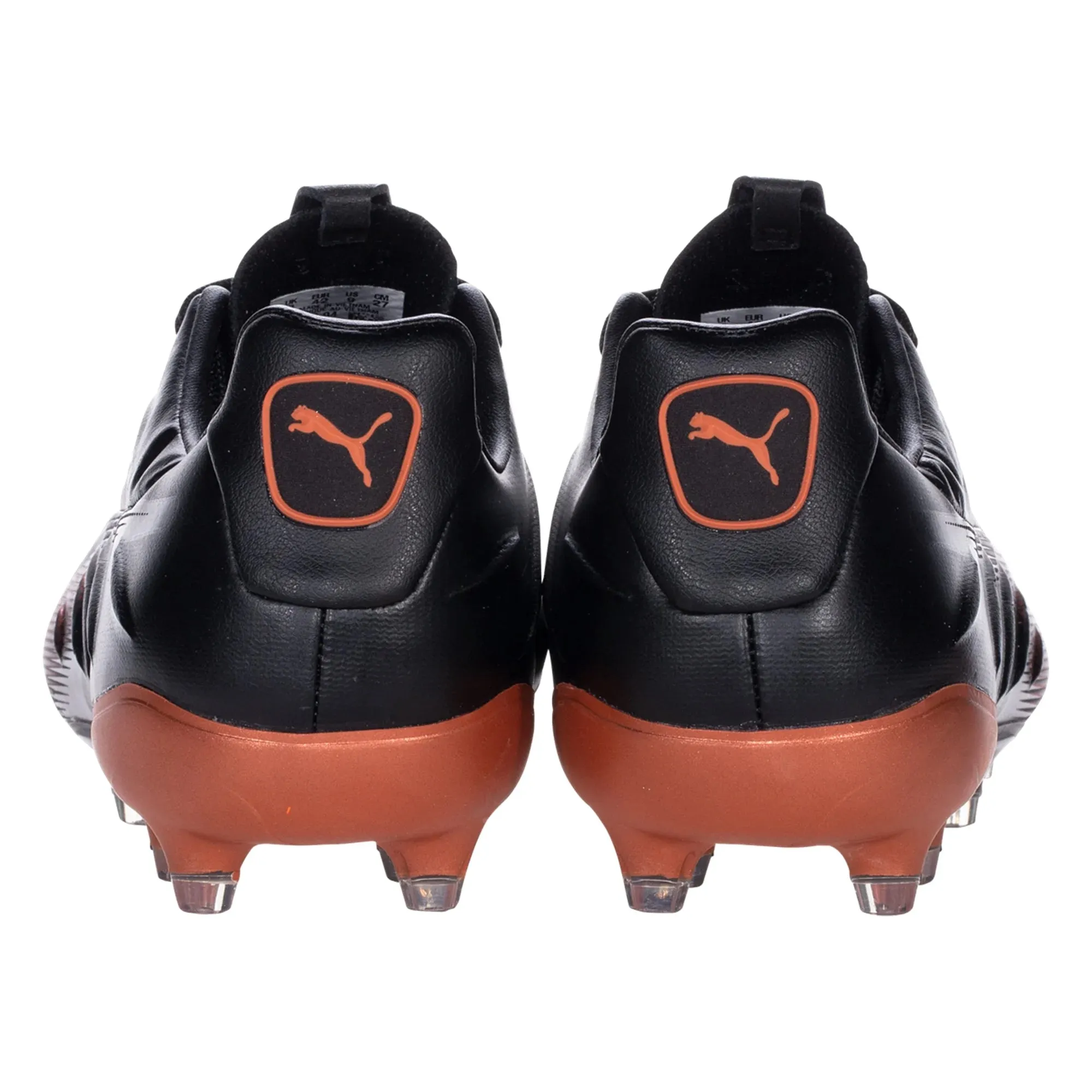 Puma King Platinum 21 Firm Ground Soccer Cleat - Black/Neon Citrus