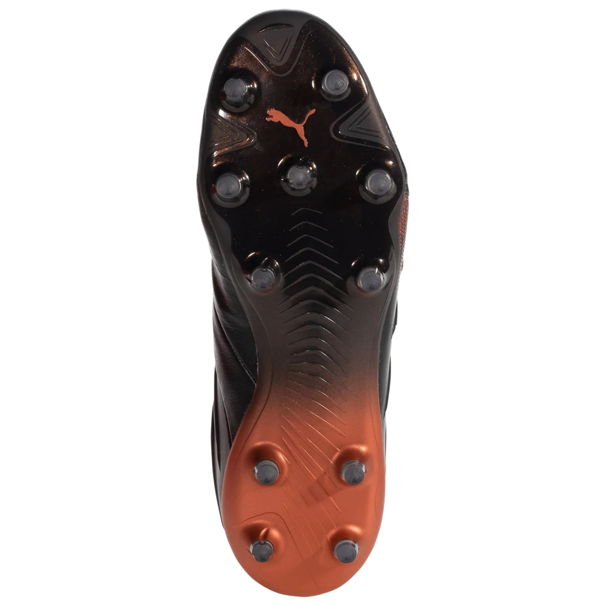 Puma King Platinum 21 Firm Ground Soccer Cleat - Black/Neon Citrus