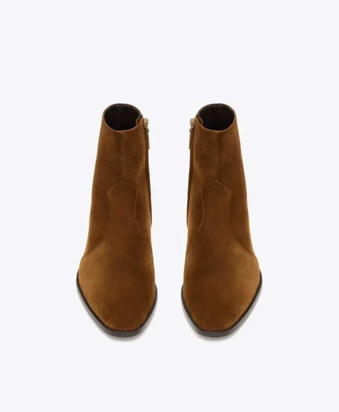 Pure Handmade Leather Cuban Boots for Men's