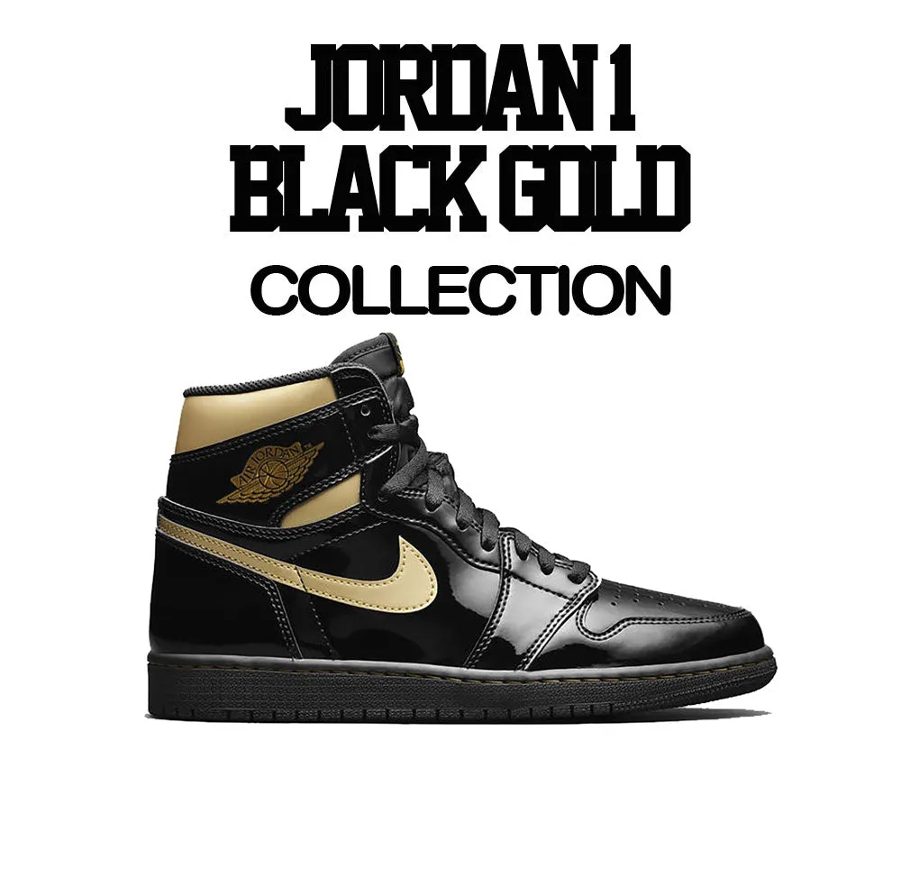 Retro 1 Black Gold Everyday Shirt
