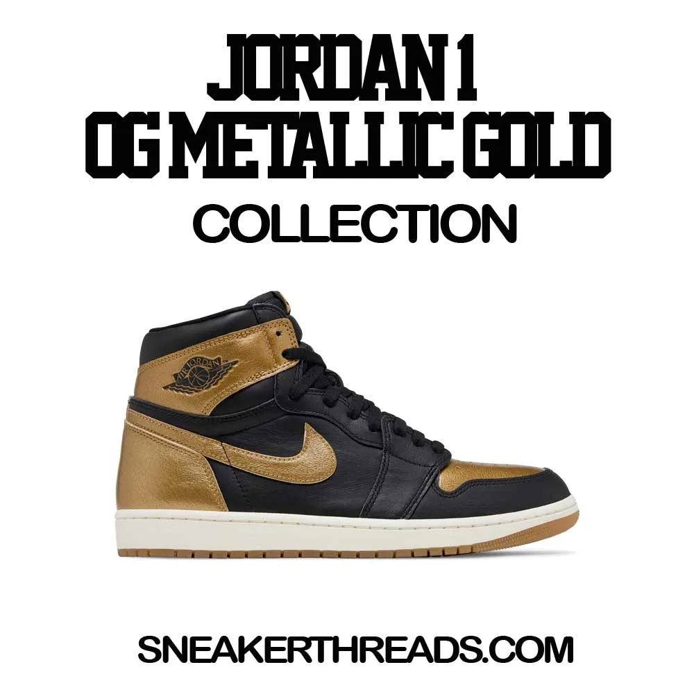 Retro 1 Black Gold Everyday Shirt