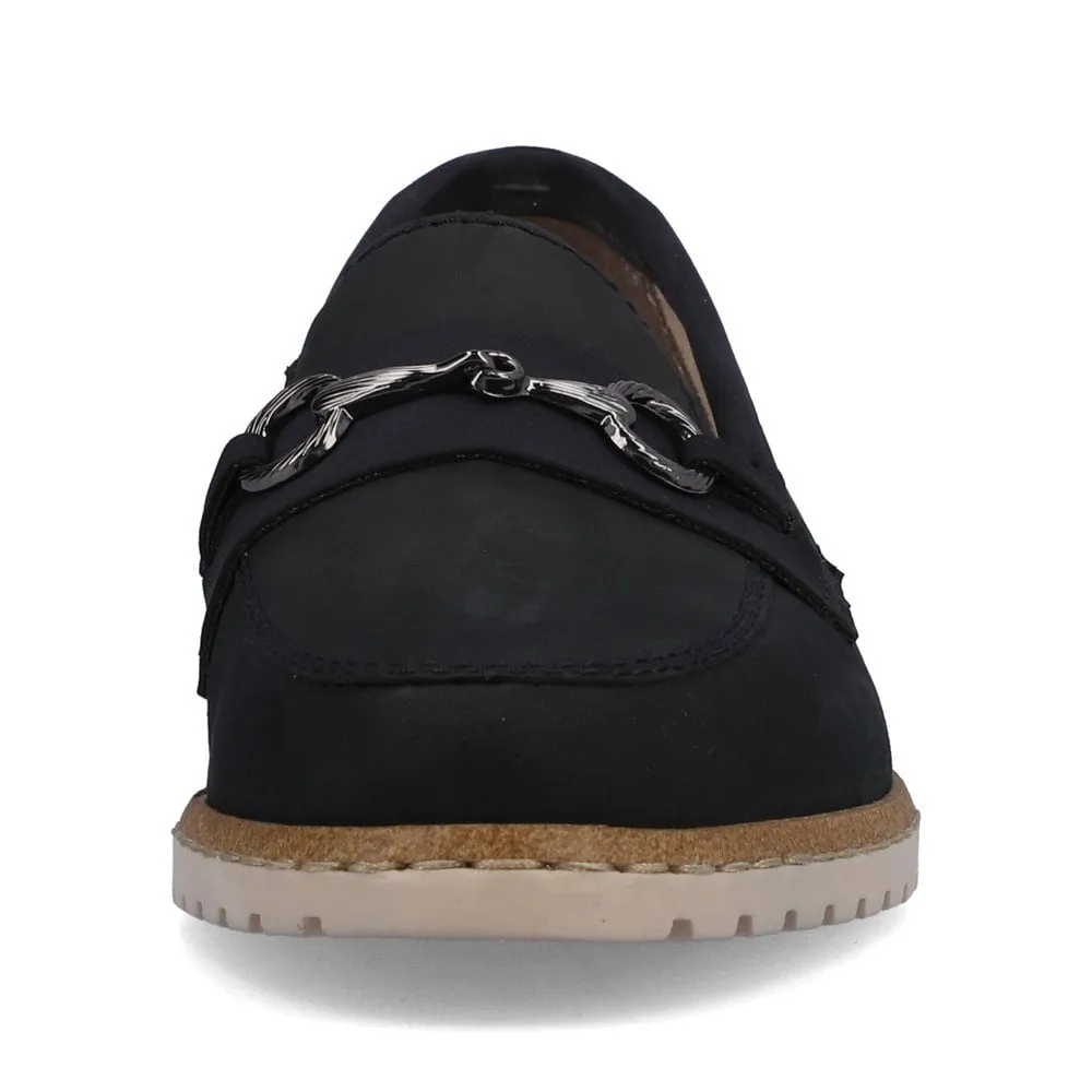 Rieker Ladies Snaffle Trim Loafer