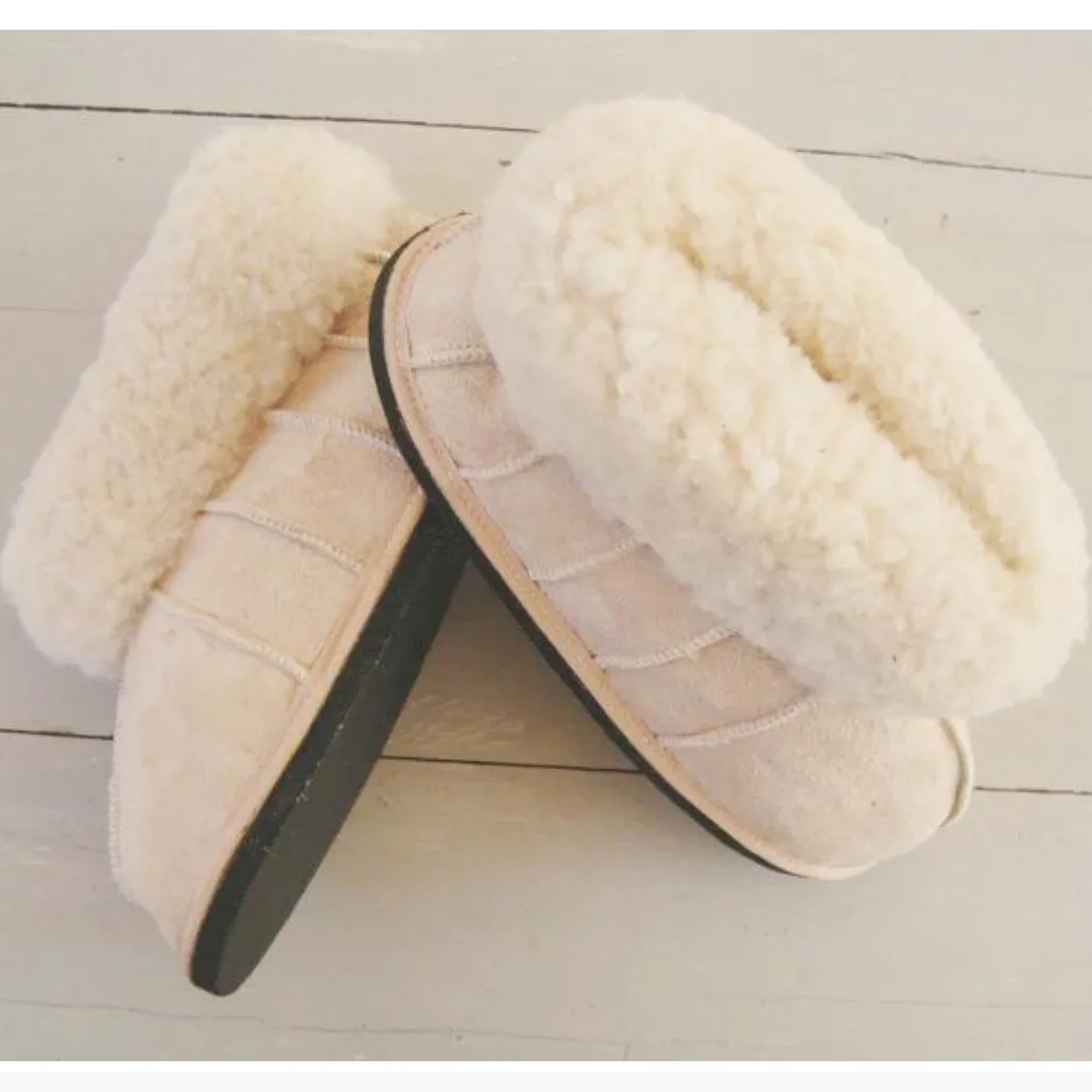 Sheepskin Slippers Block