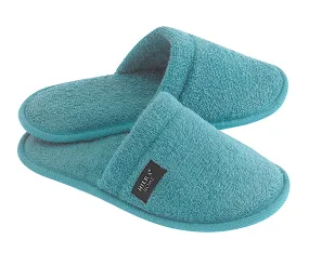 Terry Soft Slippers, Teal