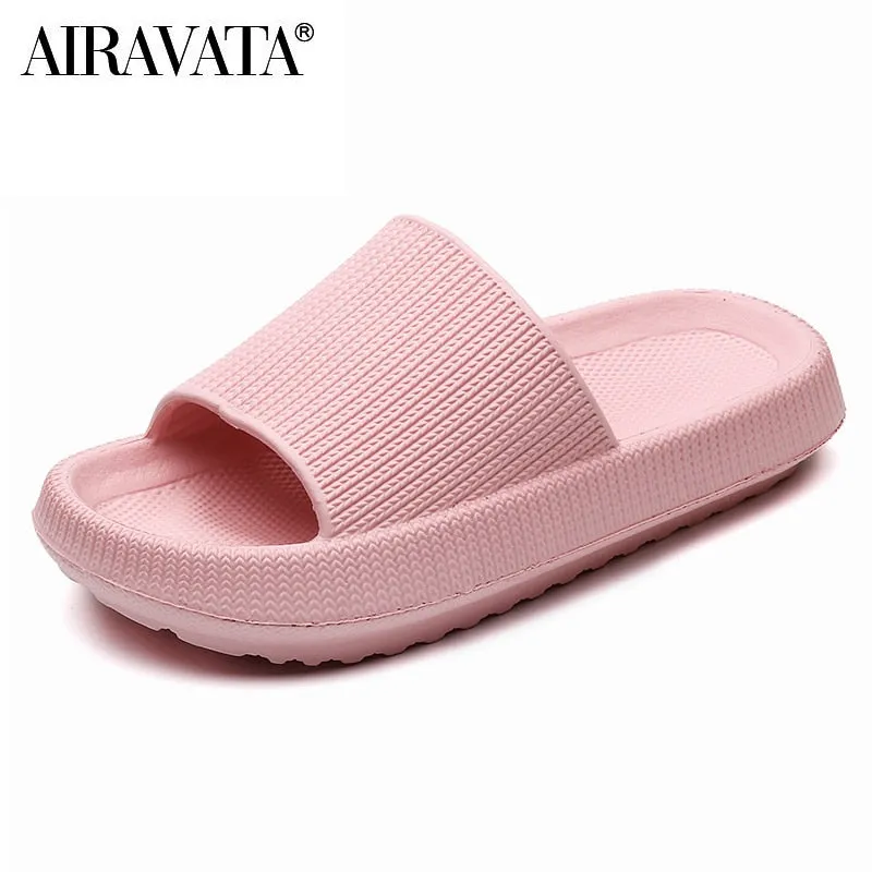 Thick Platform Bathroom Anti-slip Slipper Slide Sandals
