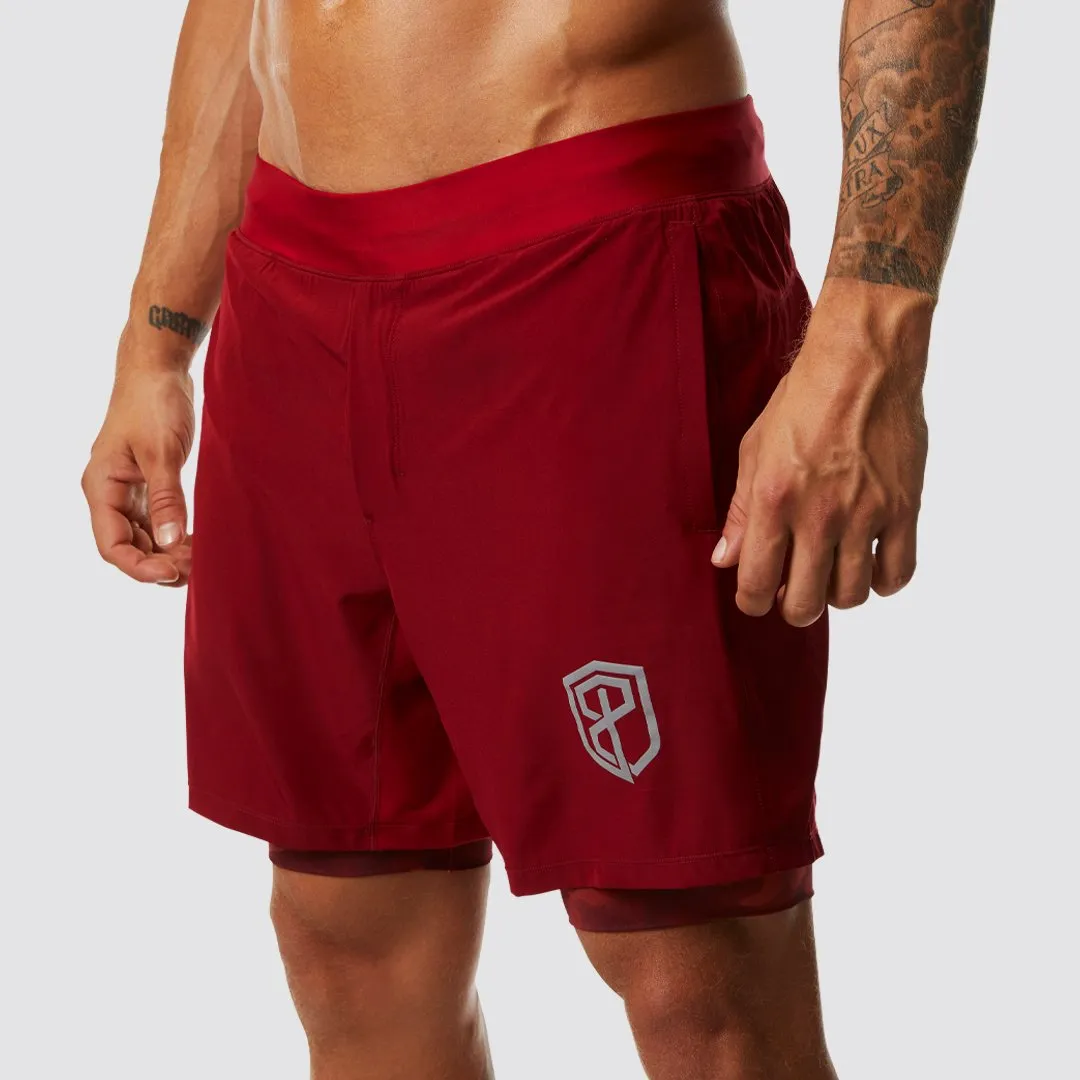 Versatile Short w/ Compression (Red)