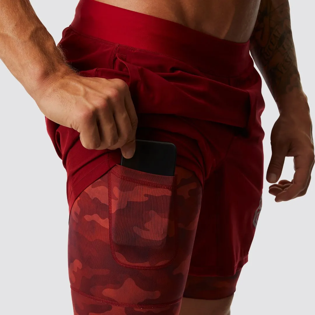 Versatile Short w/ Compression (Red)