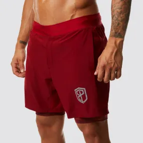 Versatile Short w/ Compression (Red)