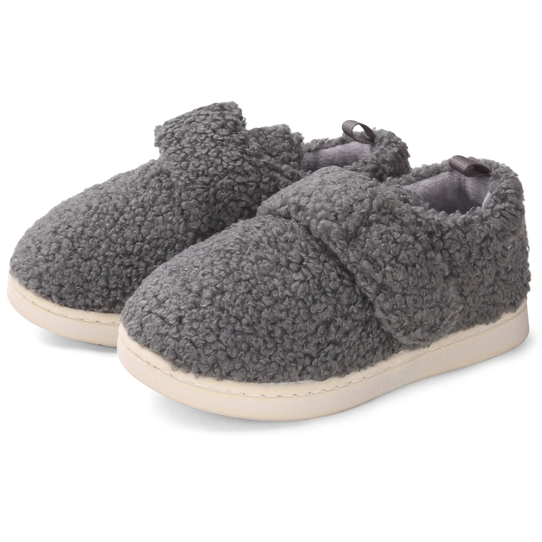 VONMAY Kids Toddler House Slippers for Boys Girls Lightweight Non-Slip Baby Shoes for Indoor Outdoor