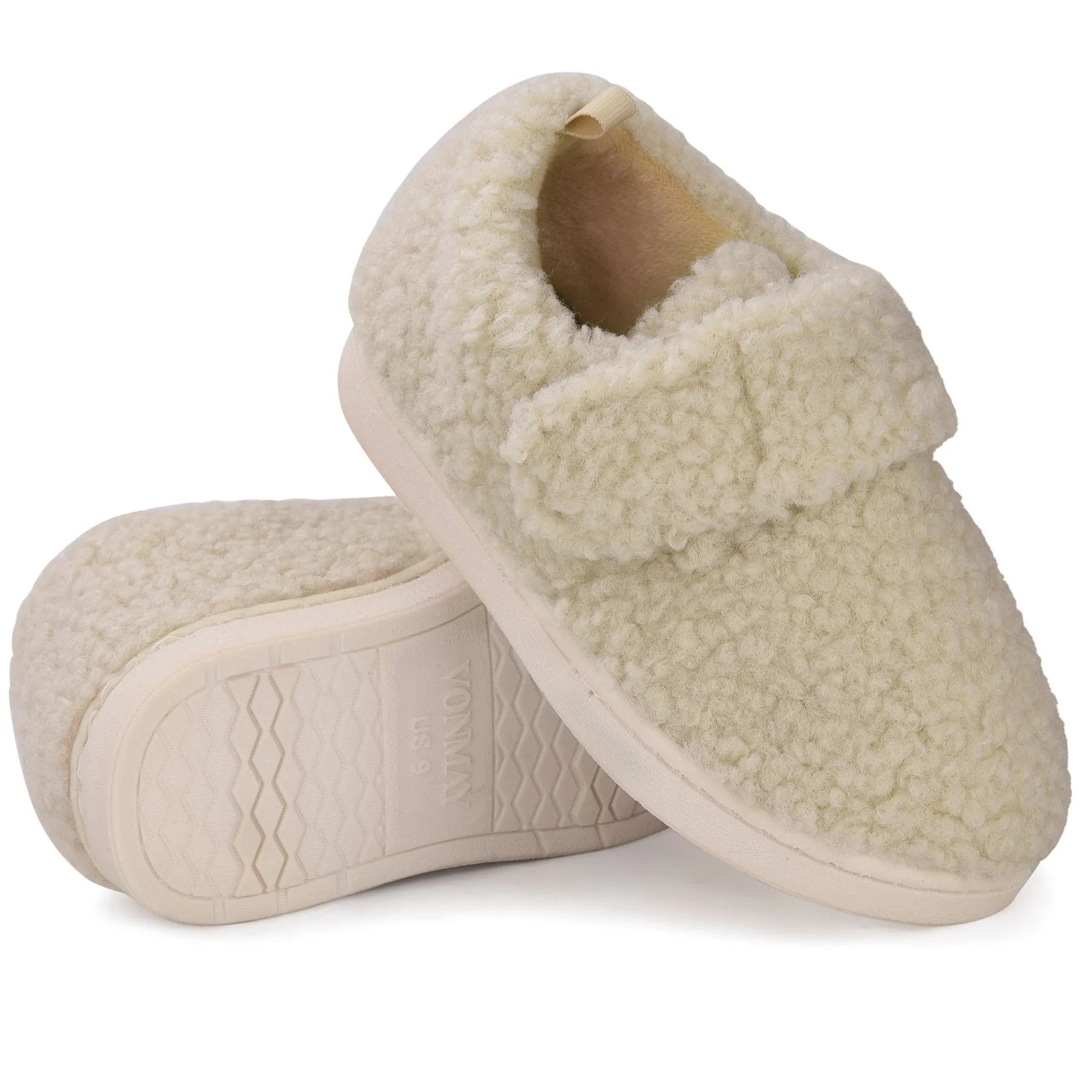 VONMAY Kids Toddler House Slippers for Boys Girls Lightweight Non-Slip Baby Shoes for Indoor Outdoor